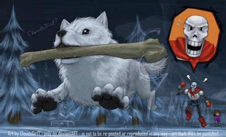 What breed is the annoying dog Undertale?