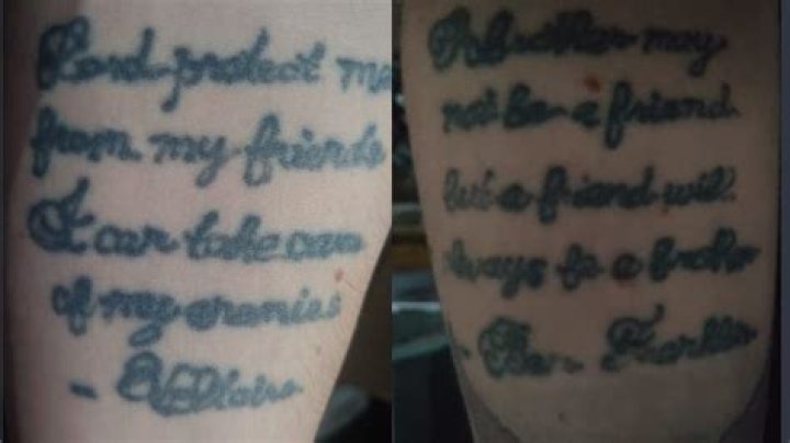 What can't you do after a tattoo?