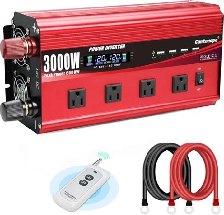 What can a 3000 watt inverter run?
