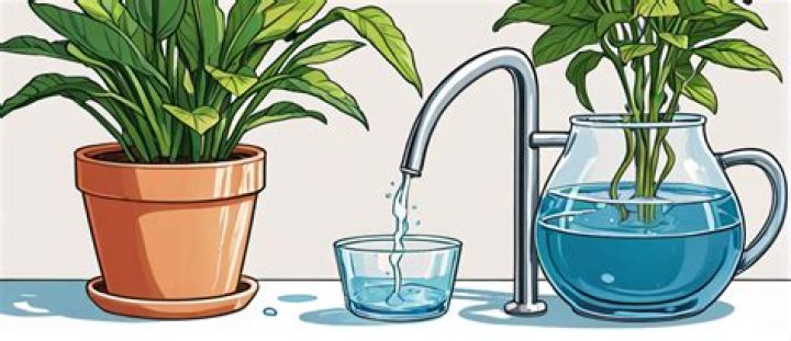 What can I add to tap water for plants?