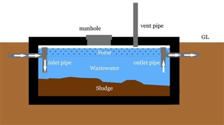 What causes black sludge in septic tank?