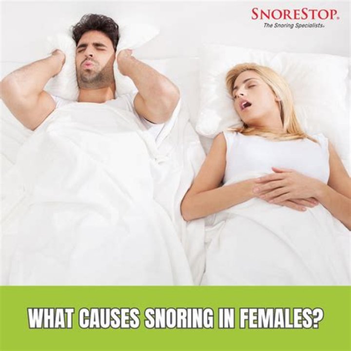What causes female snoring?