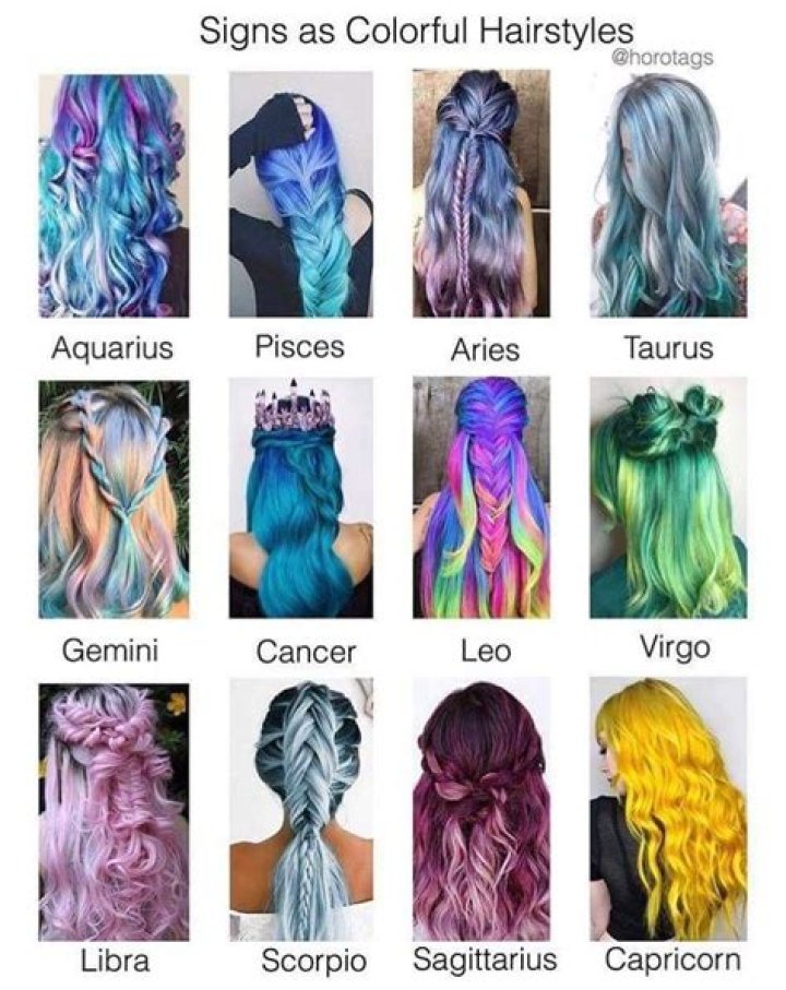 What color is Capricorn hair?