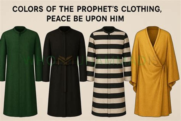 What Colours did the prophet wear?