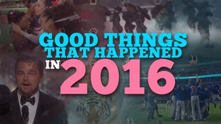 What cool things happened in 2016?