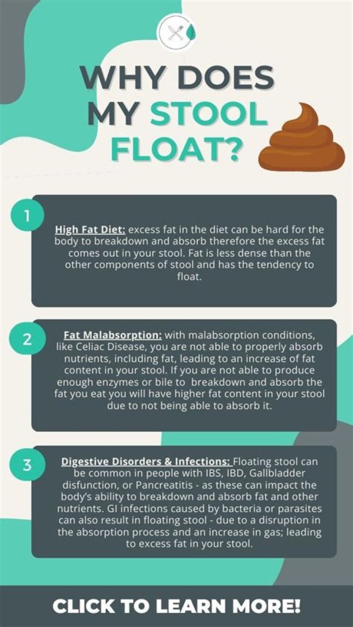 What do floating poops mean?