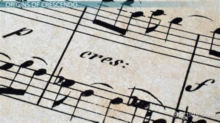 What does cresc mean in piano?
