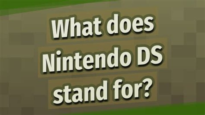 What does DS stand for?