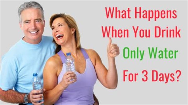 What happens if you drink water while lying down?