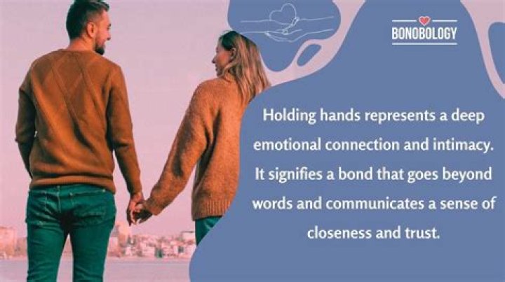 What holding hands means to a guy?