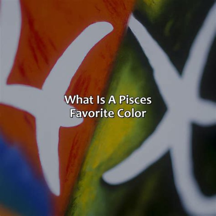 What is a Pisces favorite color?