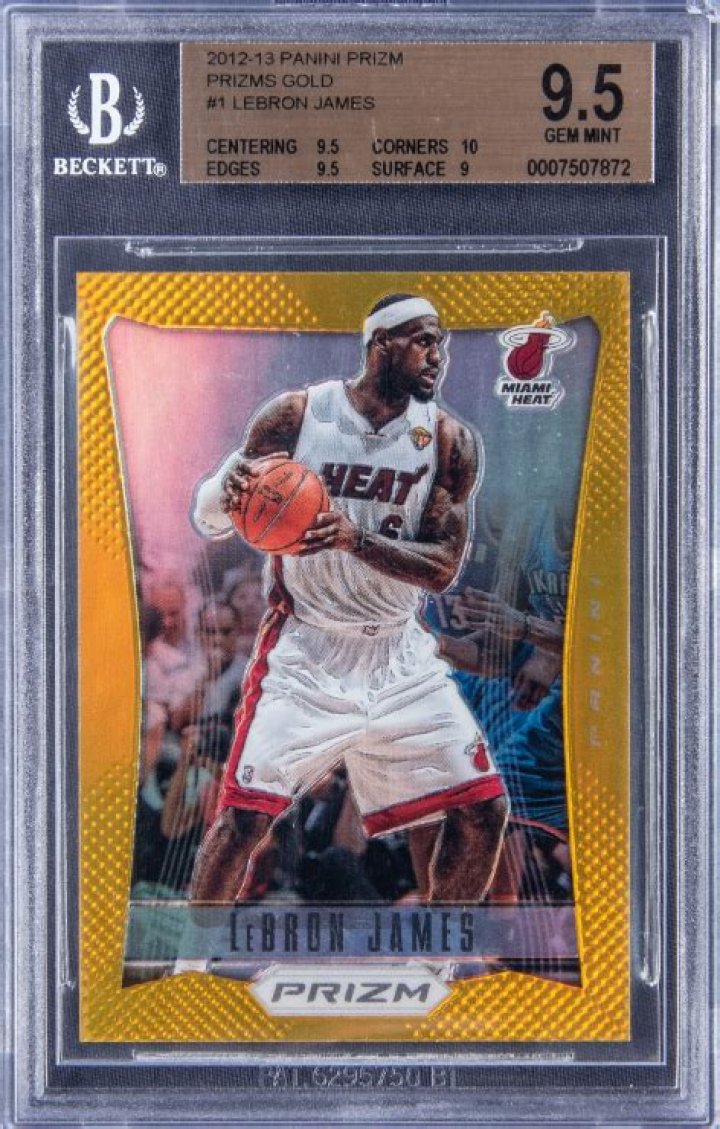 What is LeBron James rookie card worth?