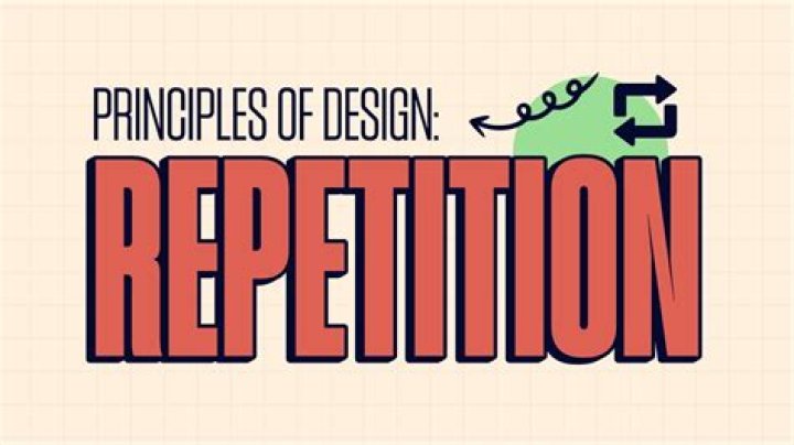 What is repetition in principles of design?