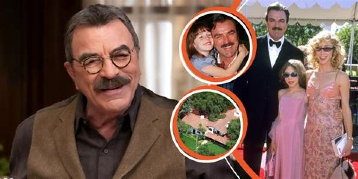 What is the age difference between Tom Selleck and his wife?