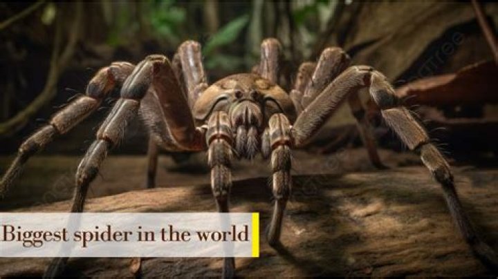 What is the biggest spider in the world 2021?