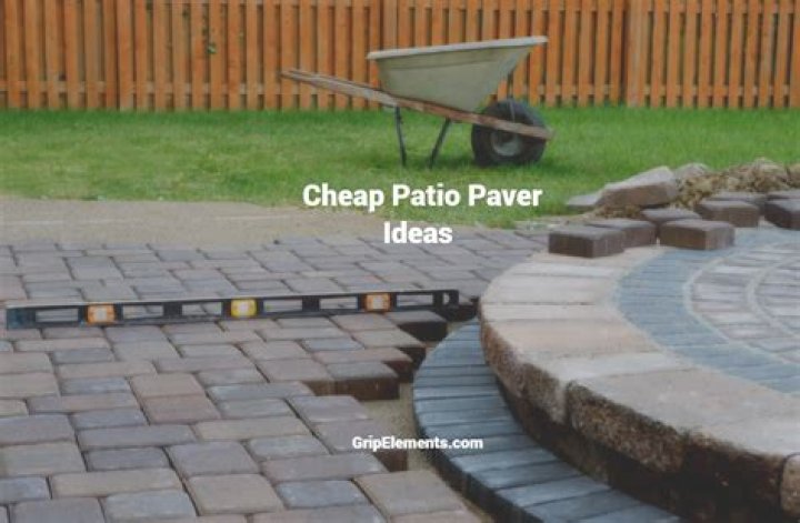 What is the cheapest paver for a patio?