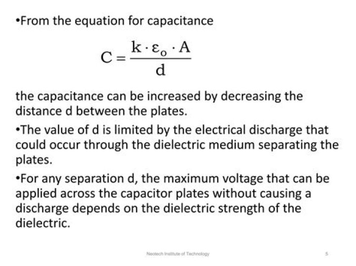 What is the result of changing the dielectric in a capacitor to a dielectric with a larger dielectric constant?