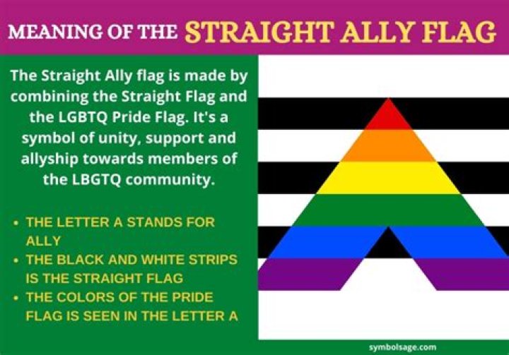 What is the straight ally flag?