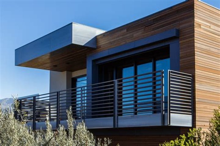 What material is used for railings?