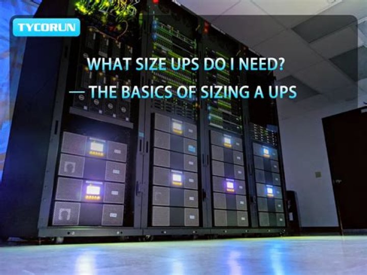 What size UPS do I need for TV?