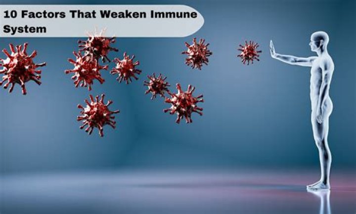 What STD weakens the immune system?