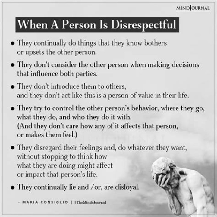 What to do when someone keeps disrespecting you?