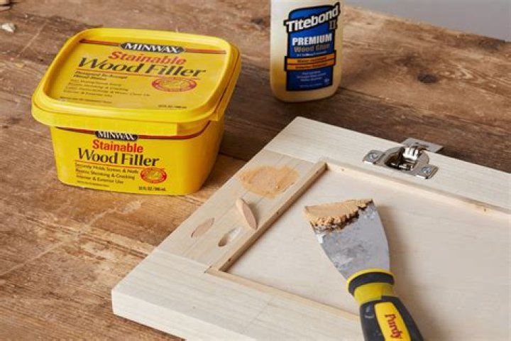What wood filler do professionals use?