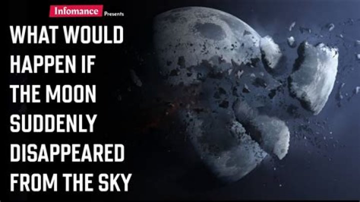 What would happen if the moon disappeared?