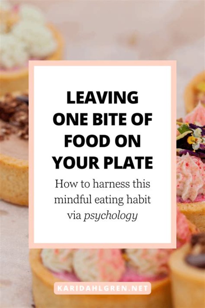 Where is it customary to leave food on your plate?