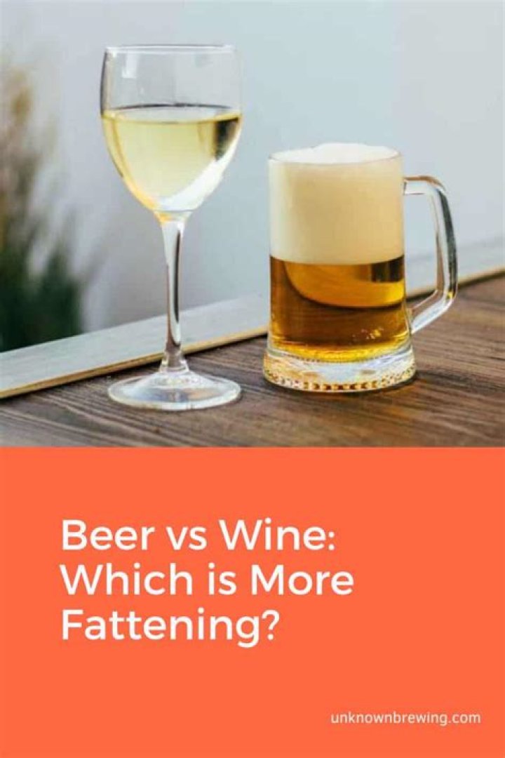 Which is more fattening light beer or wine?