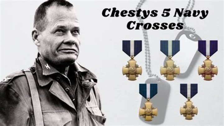 Who Has 5 Navy Crosses?
