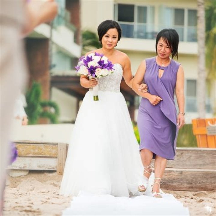Who should walk the bride down the aisle?