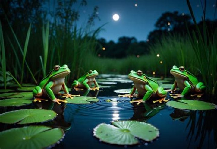 Why are frogs so loud at night?