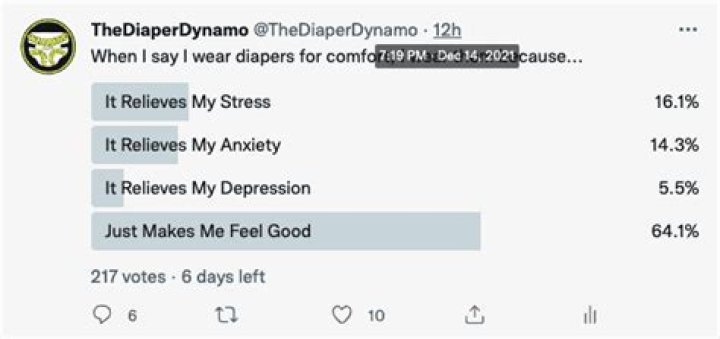 Why do adults wear diapers?