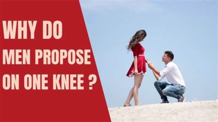 Why do people propose on bended knee?
