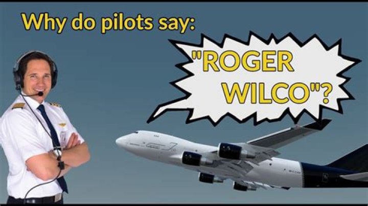 Why do pilots say Roger?