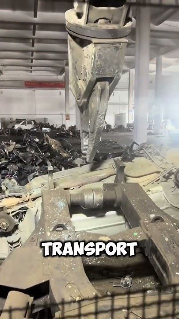 Why do they crush cars?