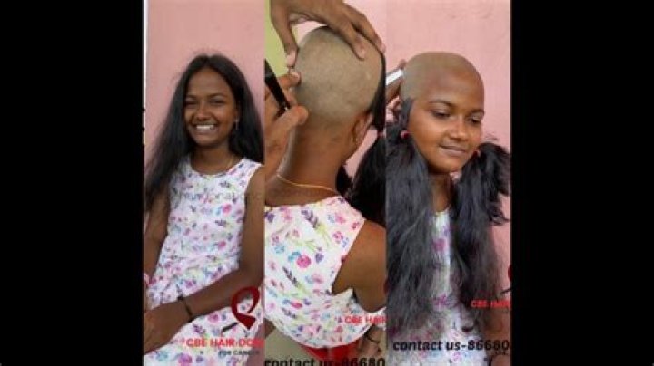 Why do they shave Indian girls heads?