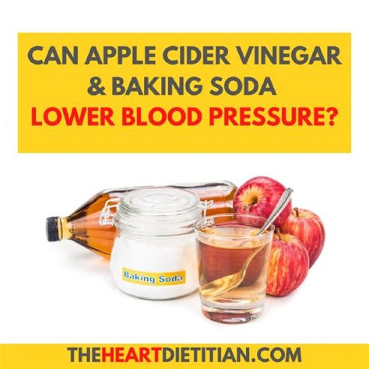 Why does apple cider vinegar lower blood pressure?
