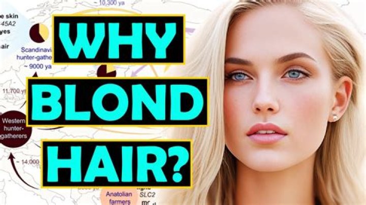 Why is blonde hair popular?