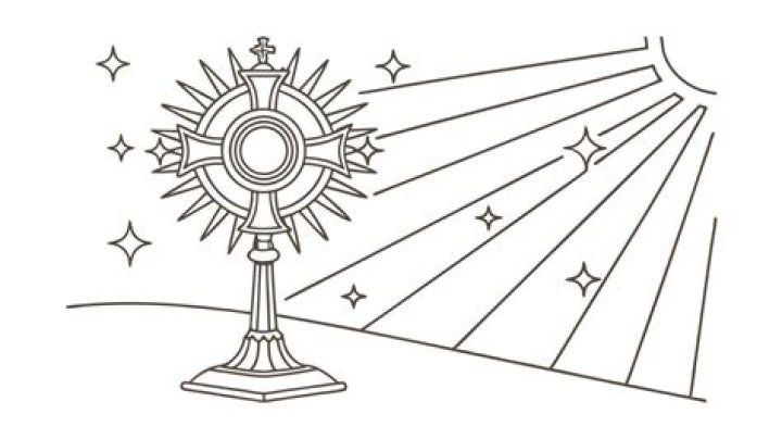 Why is the monstrance shaped like a sun?