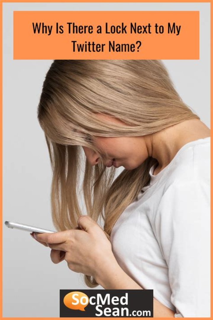 Why is there a lock next to my Instagram name?