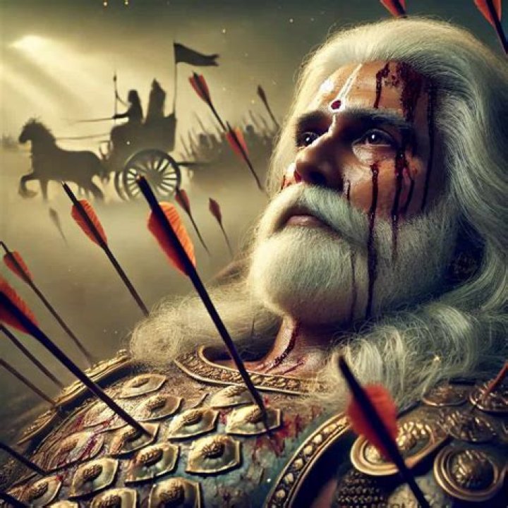 Why was Krishna angry on Bhishma?